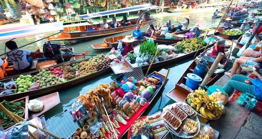 ตลาดราชบุรี ดำเนินสะดวก 1